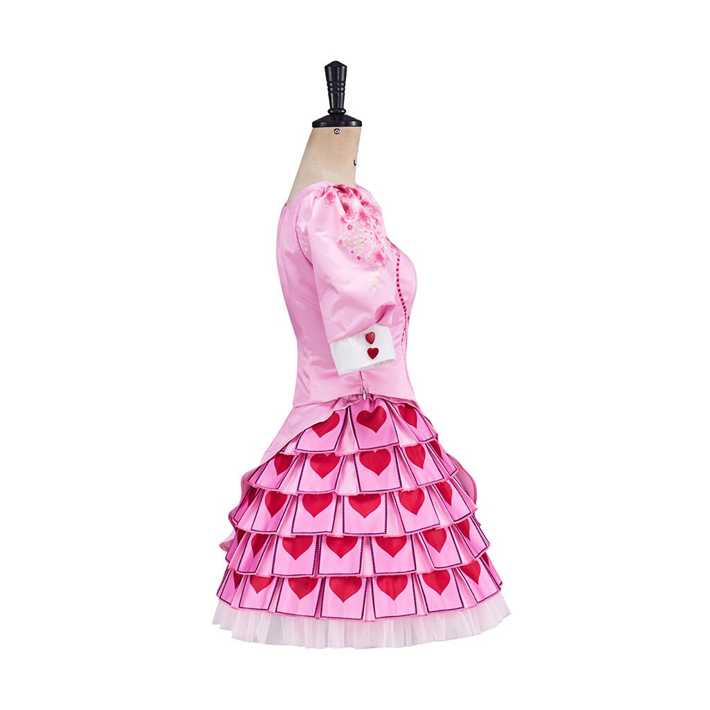 Vestido de Cosplay D-Descendentes 4 Vermelho – Fantasia de Princesa para Halloween e Carnaval - Estrela Cosplay