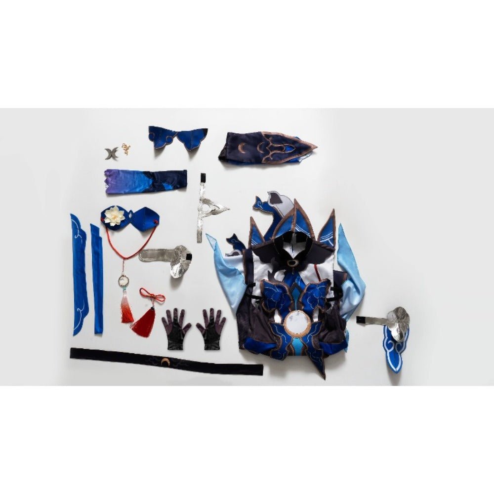 Fantasia de Cosplay Jingliu de Honkai: Star Rail - Réplica Premium para Fãs e Cosplayers - Estrela Cosplay