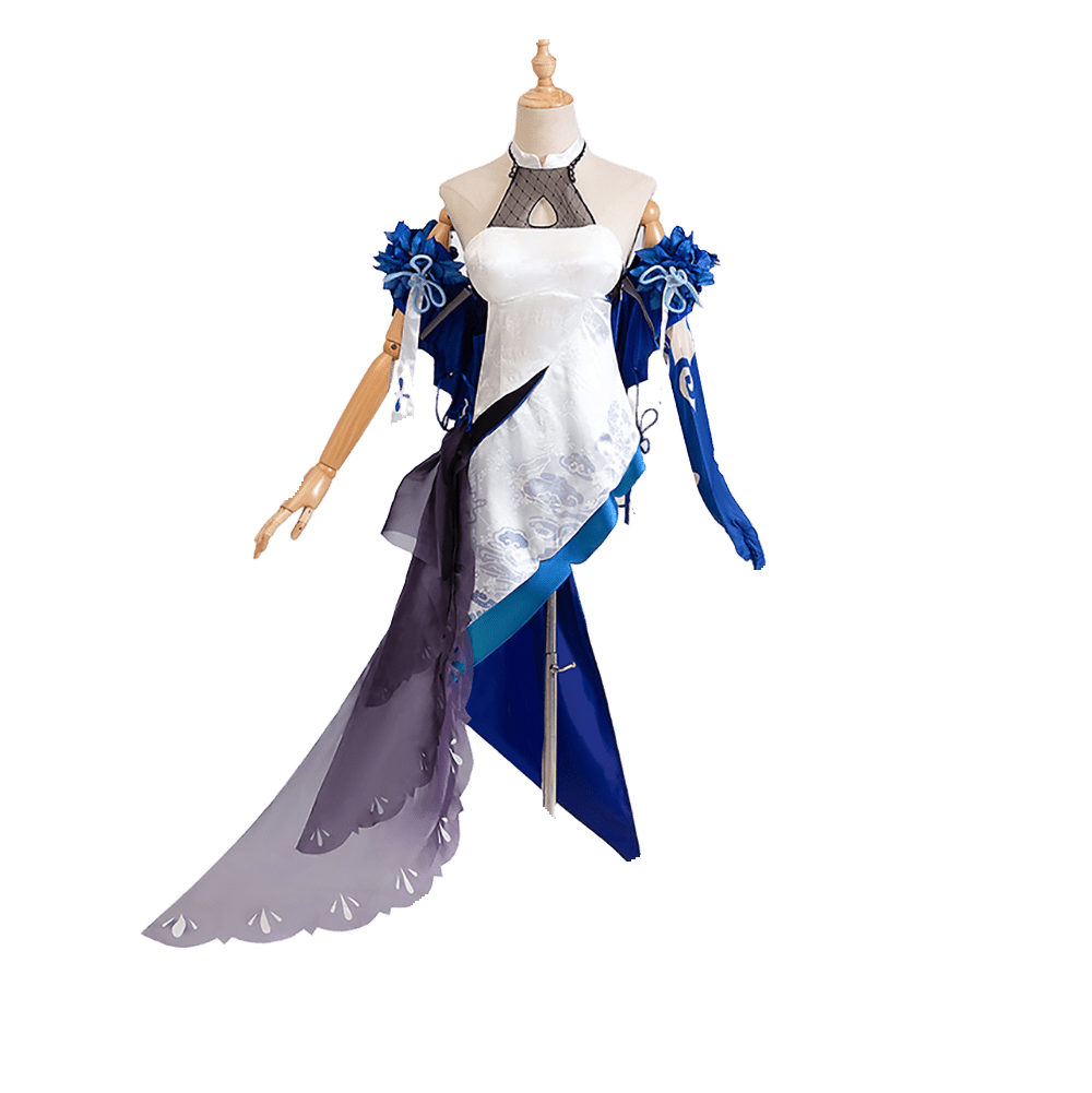 Traje de Cosplay Shiroki - Esplendor do Espelho Manchado de Tinta - Estrela Cosplay