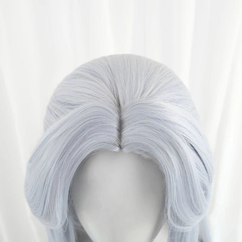 Peruca Cosplay Alune Spirit Blossom LOL 65cm Longa para Mulher - Cabelo Sintético Resistente ao Calor - Estrela Cosplay