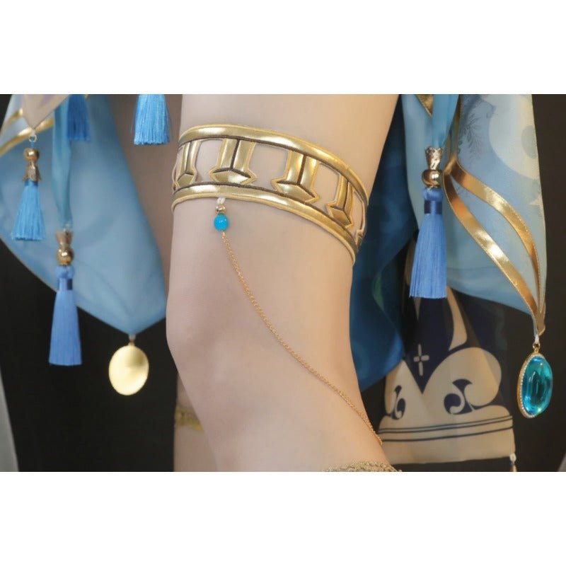 Fantasia de Cosplay Nilou de Genshin Impact - Traje de Dança Elegante para Mulheres - Estrela Cosplay