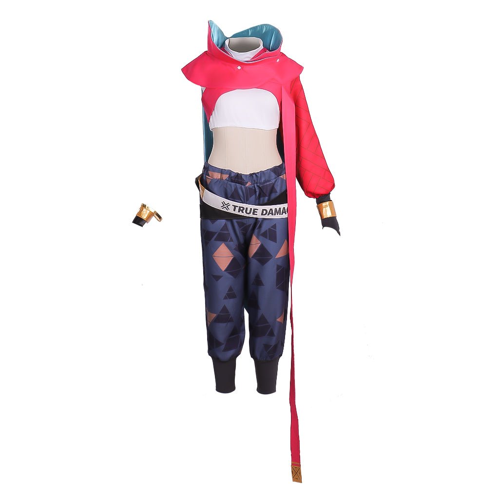 Fantasia de Senna para Mulheres - Crop Top com Capa | Traje de Cosplay da Liga das Lendas - Estrela Cosplay