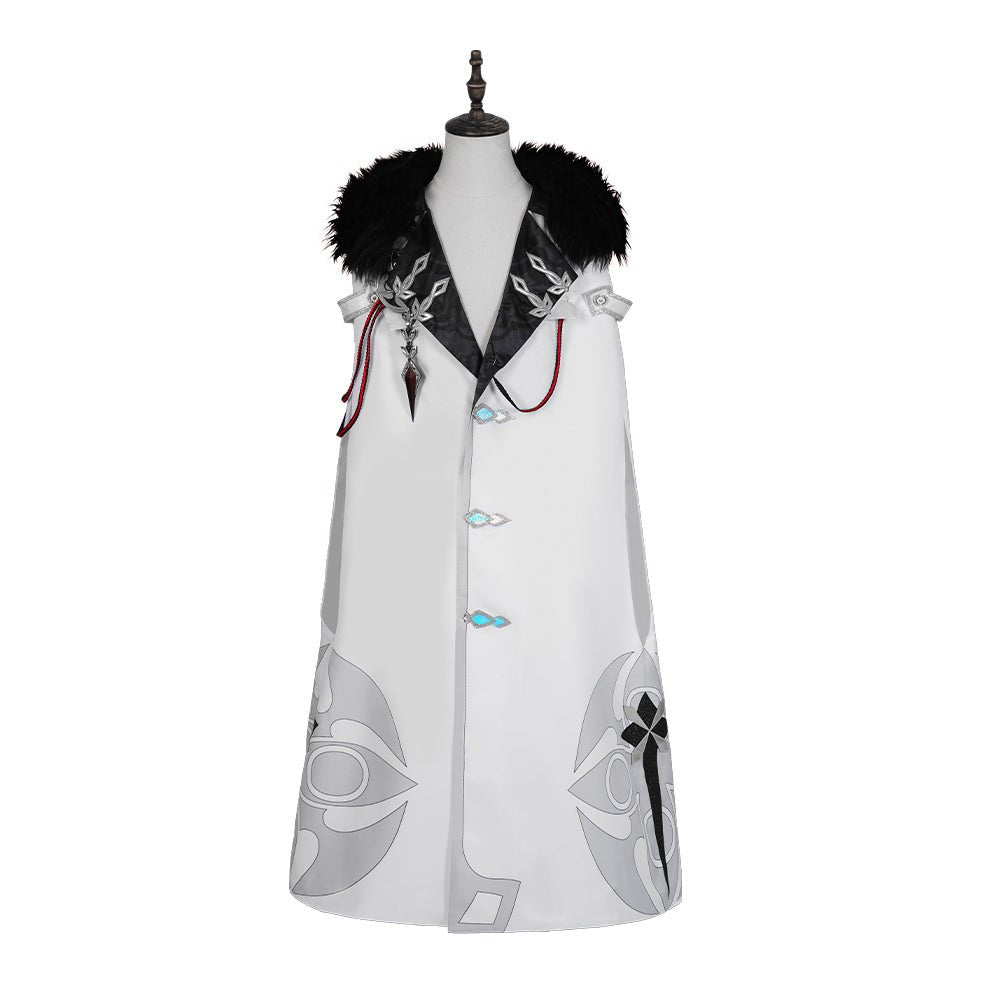 Fantasia Genshin Impact Capa Fatui Pierr Pantalone Tartaglia Traje Arlequim Doutor Sandrone Columbina Capa Regretor - Estrela Cosplay