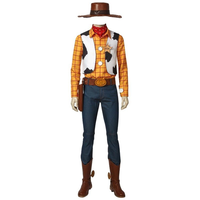 Fantasia Woody Xerife Cowboy para Adultos - Cosplay e Halloween - Estrela Cosplay