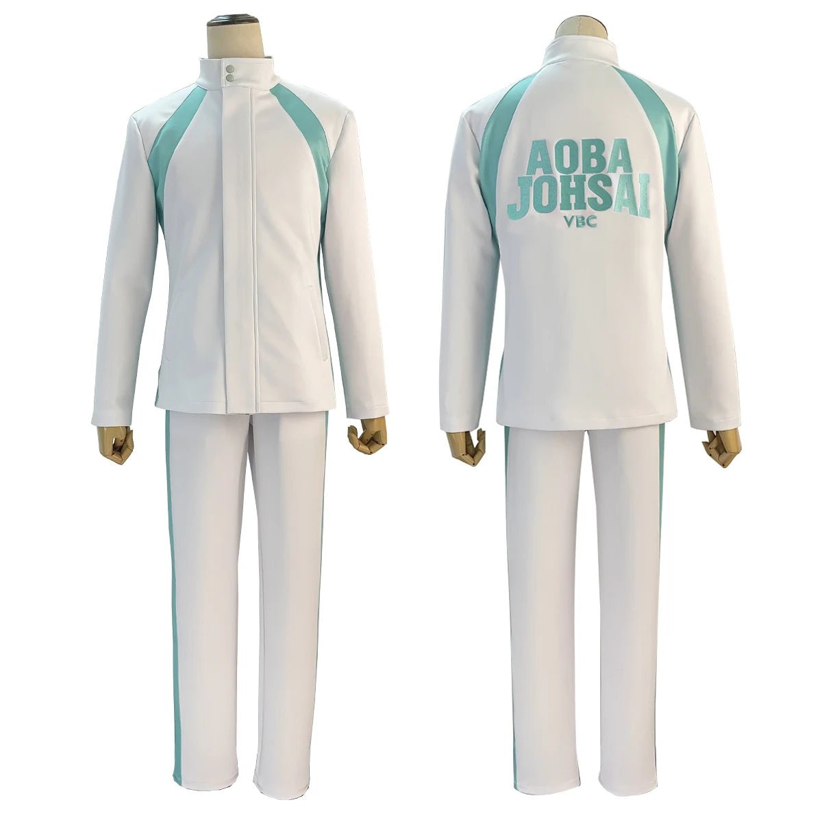 Uniforme Escolar Aobajohsai de Haikyuu!! Cosplay Oikawa Tooru Tracksuit com Peruca - Estrela Cosplay