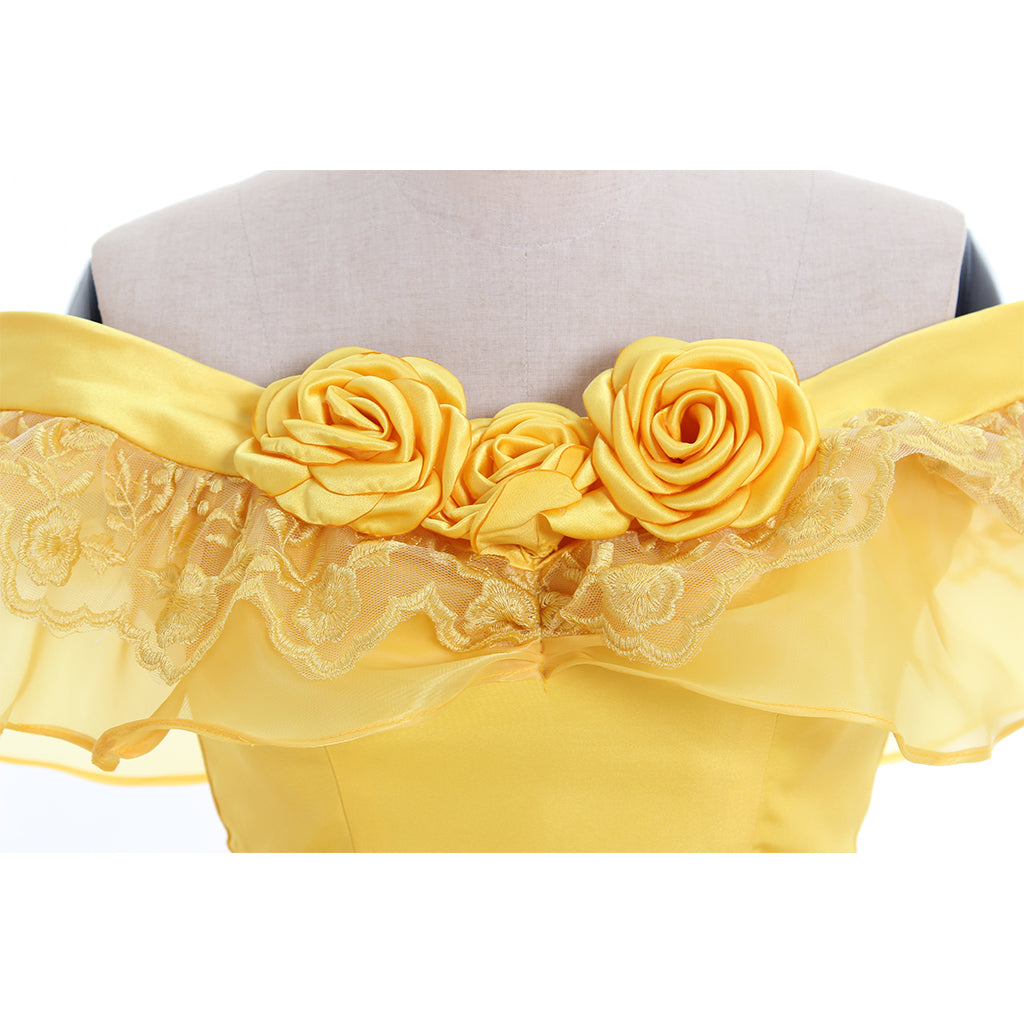 Fantasia de Bela e a Fera | Série de Cosplay de Bela | Vestido de Princesa para Eventos - Estrela Cosplay