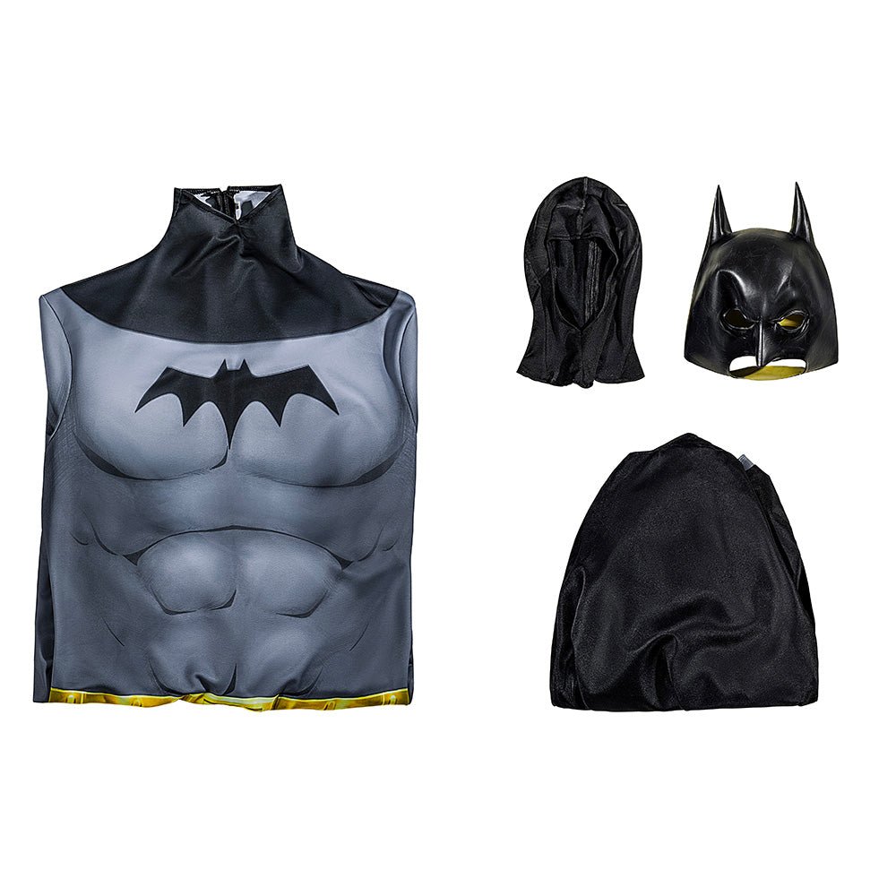 2024 Animação Batman: Traje do Cavaleiro das Trevas Batman Macacão - Fantasia de Cosplay Premium - Estrela Cosplay