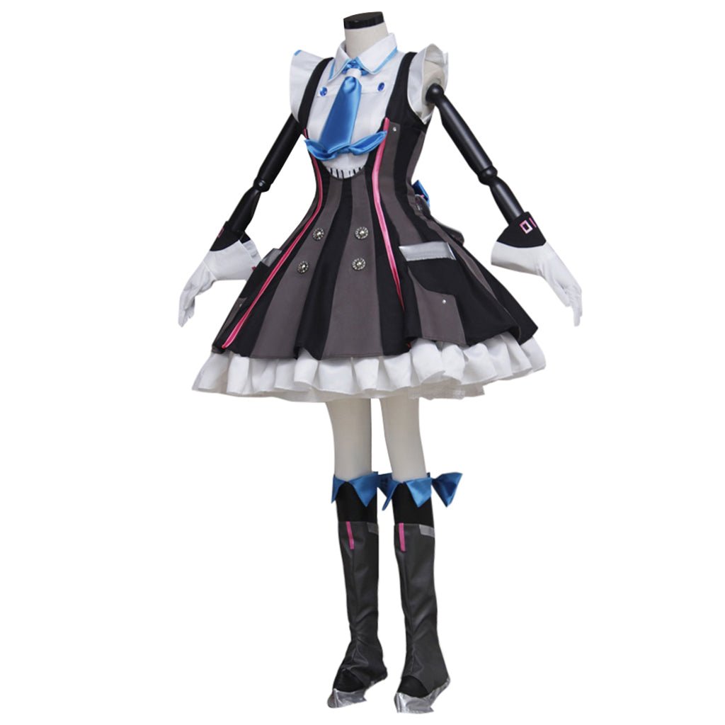 Fantasia de Cosplay Hatsune Miku Magic Future 2016 com Sapatos e Fones de Ouvido - Estrela Cosplay