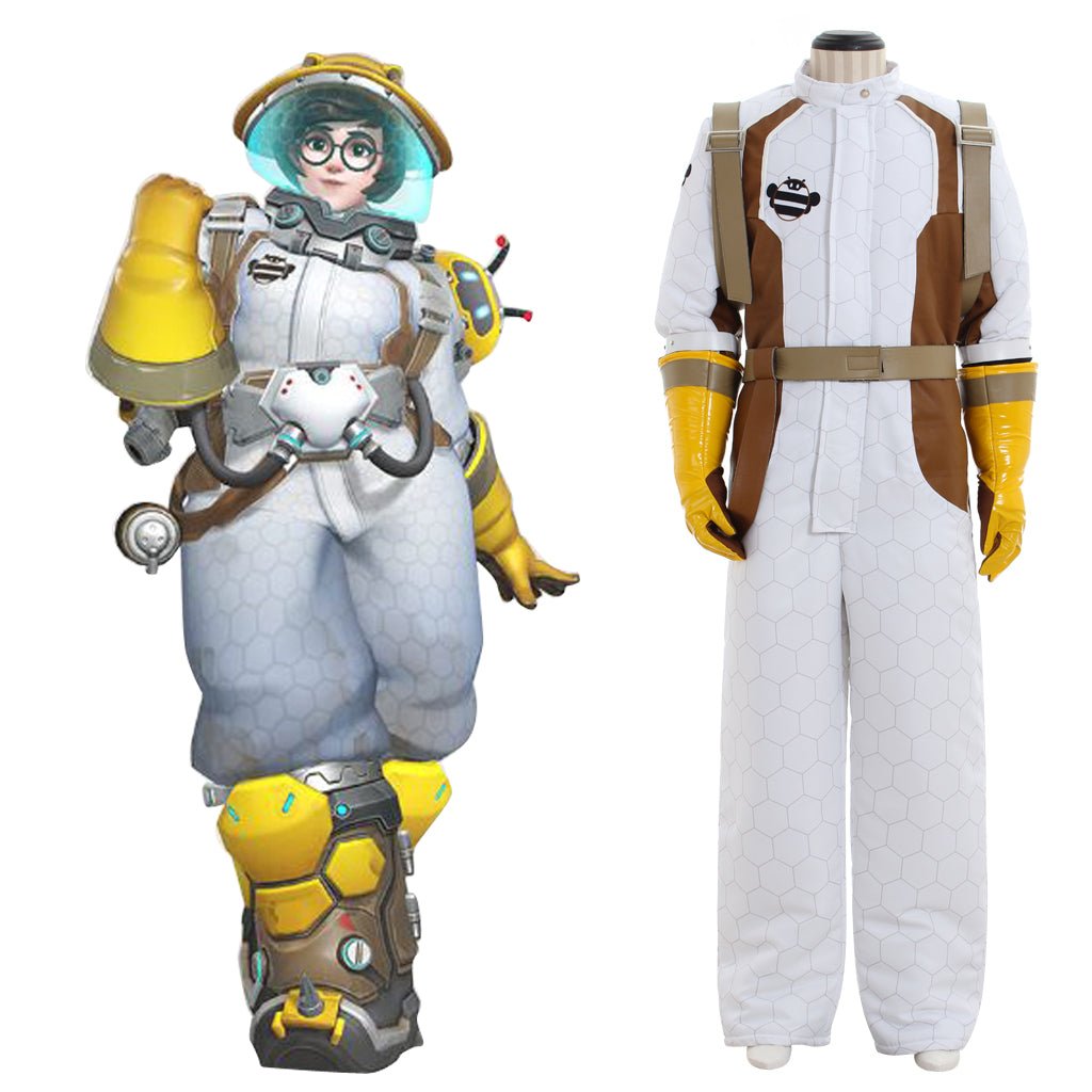 Fantasia de Cosplay de Mei Climatologista - Macacão Branco Elegante Conjunto Completo - Estrela Cosplay
