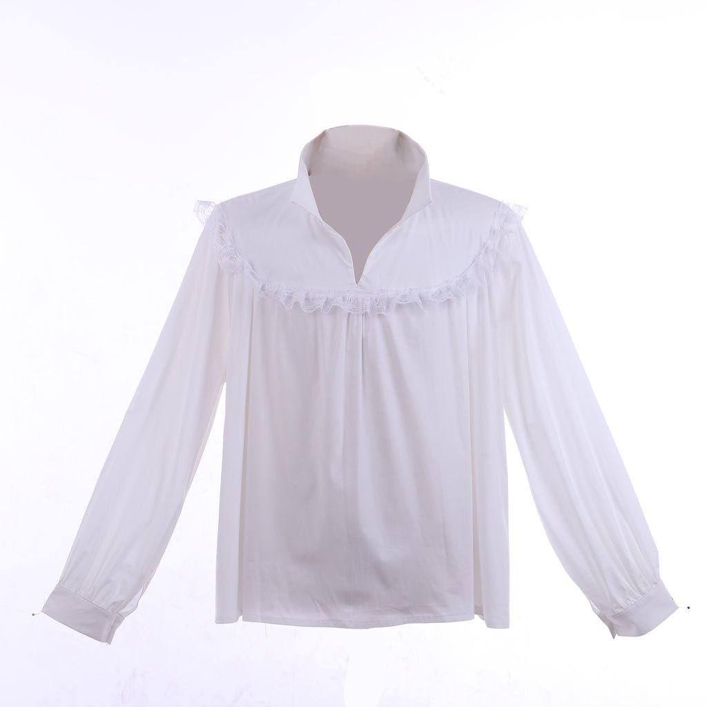 Camiseta Branca de Howl do Castelo Animado - Fantasia de Cosplay - Estrela Cosplay