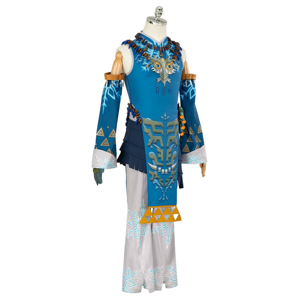 Traje de Cosplay de Link de The Legend of Zelda: Tears of the Kingdom – Camisa, Calças, Colar e Mangas - Estrela Cosplay