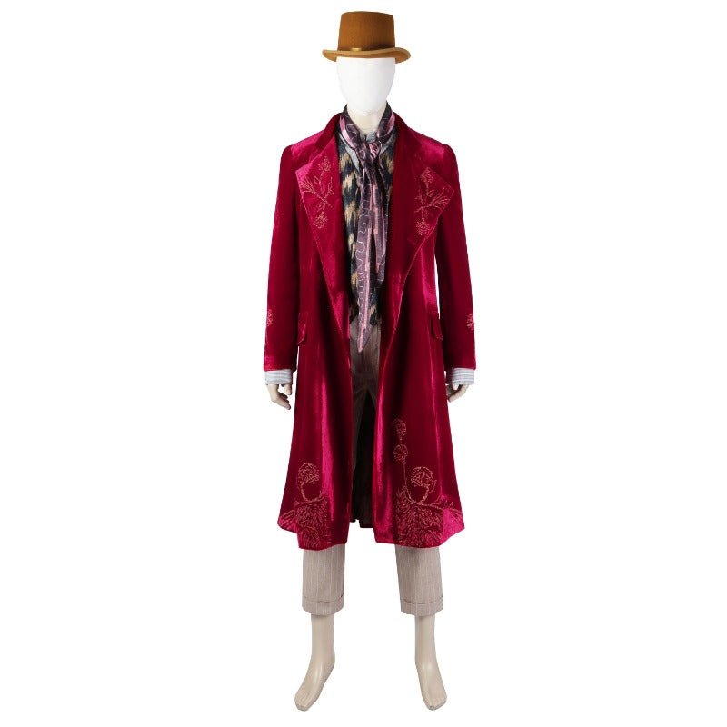 Fantasia Wonkka Cosplay para Adultos e Crianças – Traje de Halloween e Roleplay Fantasia - Estrela Cosplay