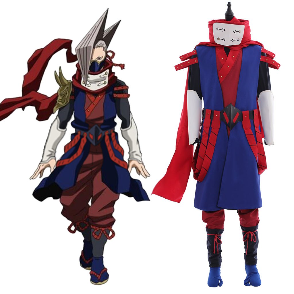 Conjunto Completo de Cosplay Edgeshot Shinya Kamihara de Boku No Hero Academia - Estrela Cosplay