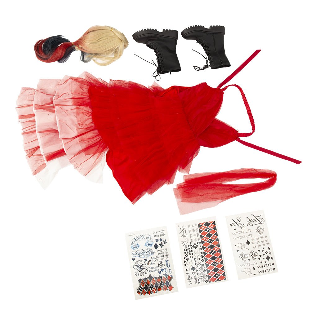 Fantasia de Harley Quinn Cosplay do The Suicide Squad 2 Feito à Mão para Mulheres - Estrela Cosplay