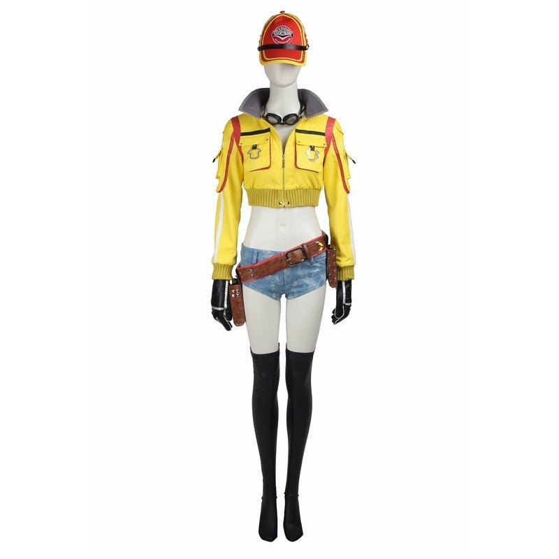 Traje de Cosplay Cindy Aurum FF15 - Conjunto de Uniforme de Batalha para Mulheres em Halloween e Roleplay - Estrela Cosplay