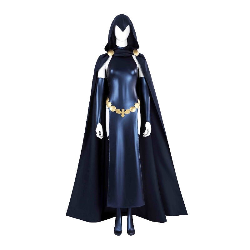 Fantasia de Cosplay Raven (New Earth) da DC Comics para Halloween e Eventos de Roleplay - Estrela Cosplay