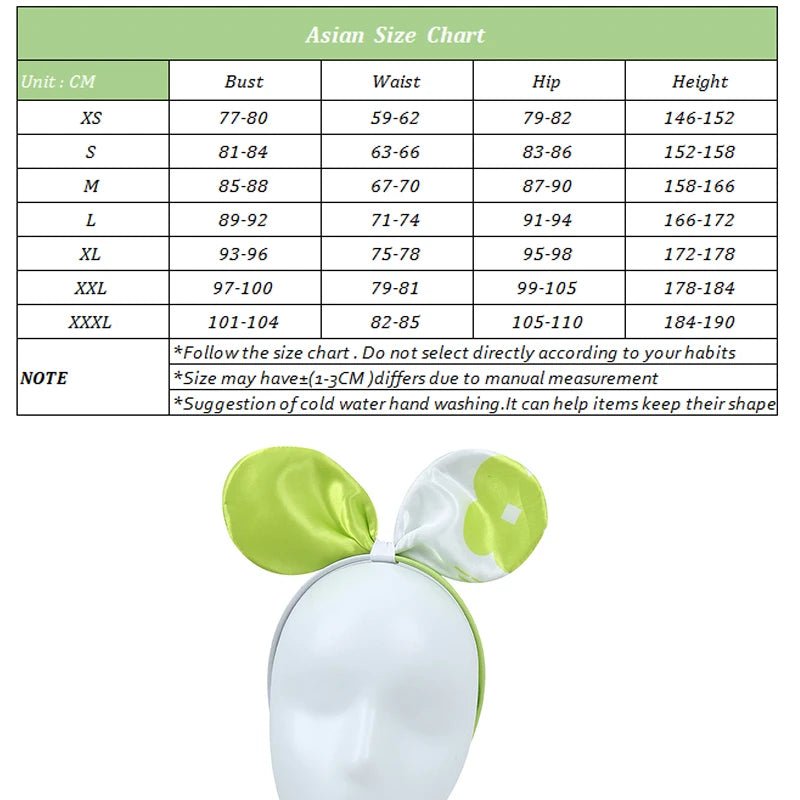 Fantasia Verina do Jogo Wuthering Waves - Vestido Verde para Mulheres, Traje de Halloween e Cosplay - Estrela Cosplay