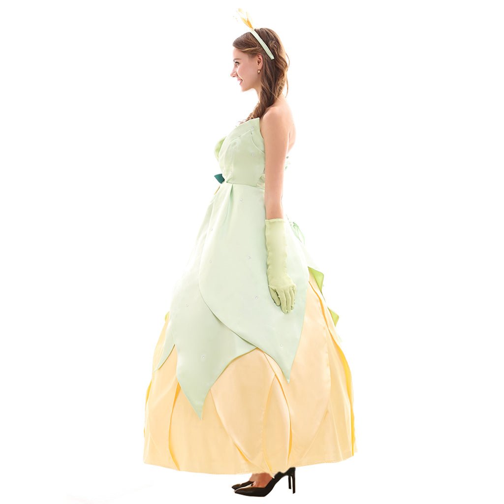 Fantasia Princesa Tiana Série Cosplay | Vestidos Elegantes para Cosplay, Festas e Halloween - Estrela Cosplay