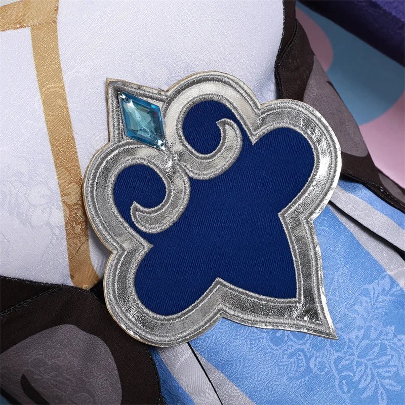 Fantasia Cosplay Honkai Star Rail Foxian Baiheng - Membro da High-Cloud Quintet - Vestido para Halloween e Festas - Estrela Cosplay