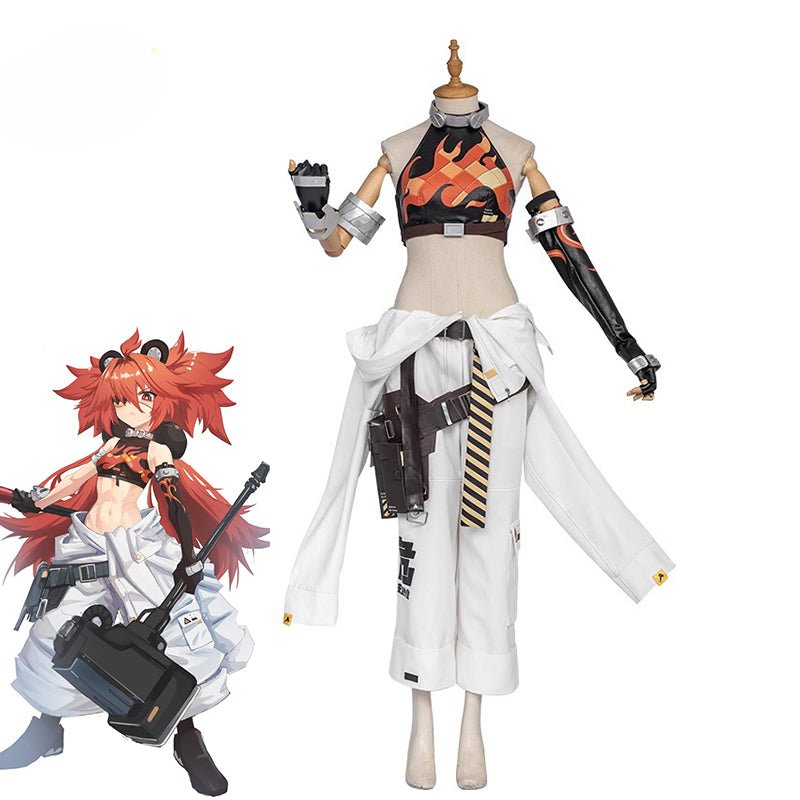 Fantasia de Cosplay Koleda Belobog de Zenless Zone Zero - Calças Cargo e Estilo Combate para Halloween e Festas Temáticas - Estrela Cosplay