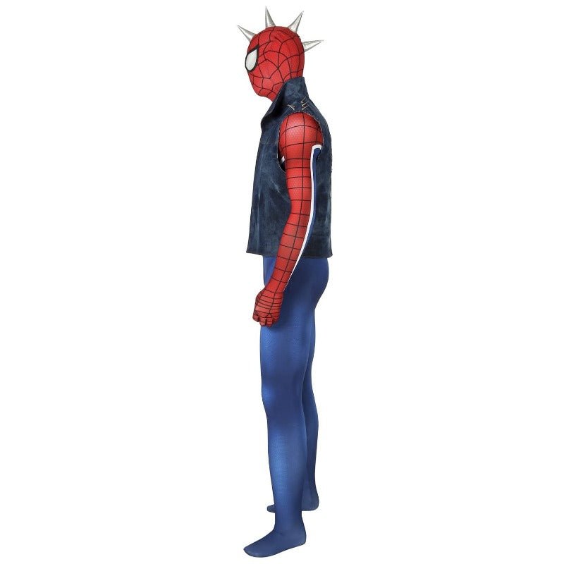 Fantasia Punk-Rock Spidey Hobart Brown Spider-Man para Fãs - Estrela Cosplay