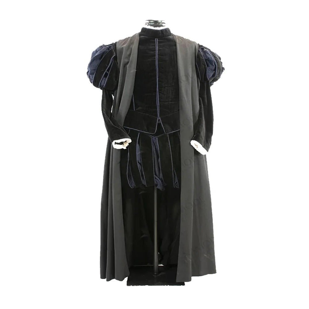 Traje de Rei Henrique VIII Tudor - Roupa Medieval Elizabetana com Capa para Homens | Série Medieval Estrela do Cosplay - Estrela Cosplay