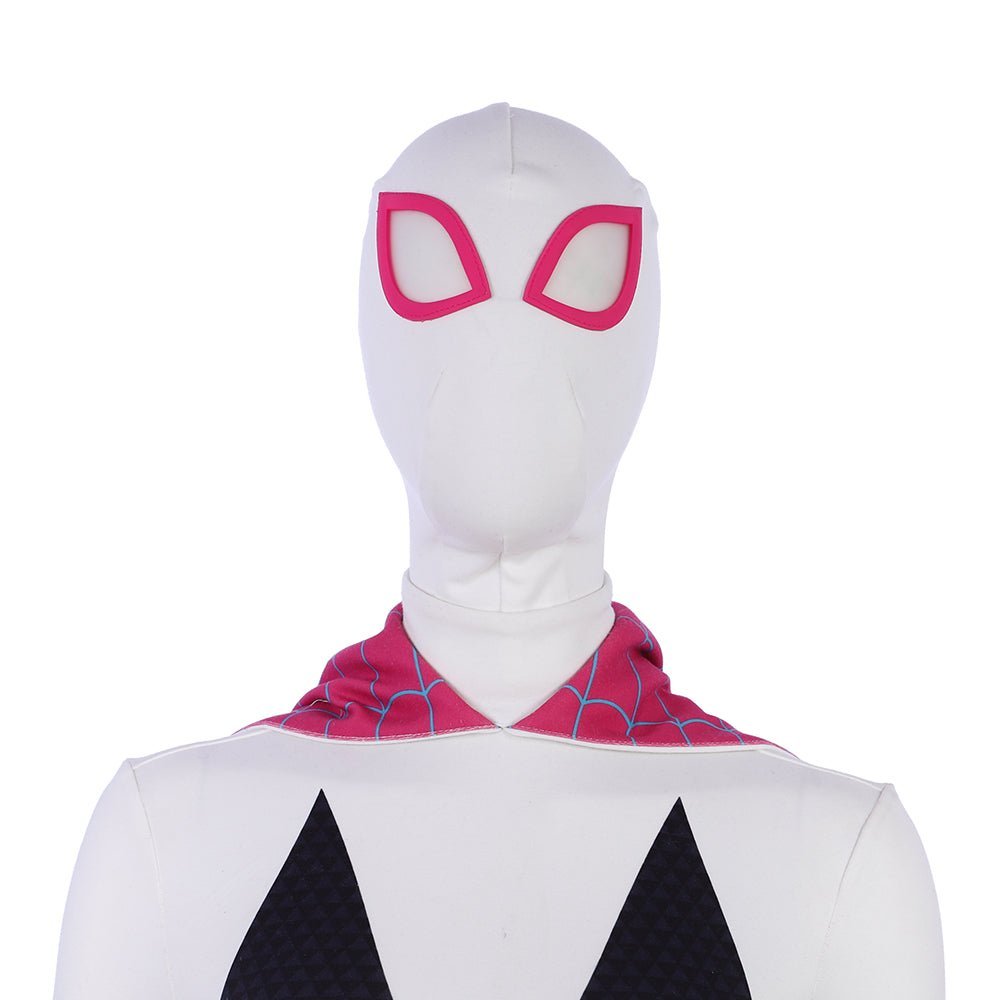 Traje de Cosplay Spider-Gwen / Ghost-Spider de Spider-Man: Into the Spider-Verse - Estrela Cosplay