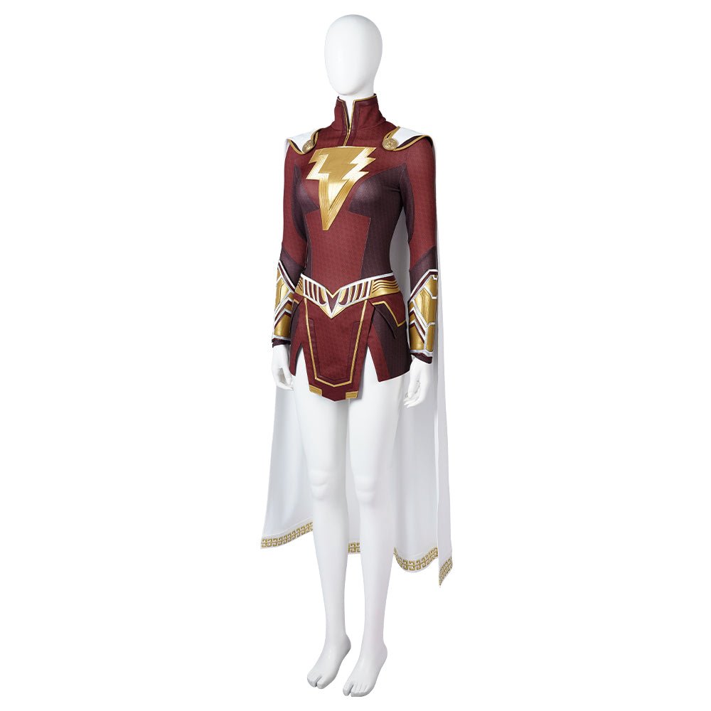 Traje de Cosplay Artesanal Mary Batson de Shazam! Fúria dos Deuses - Estrela Cosplay