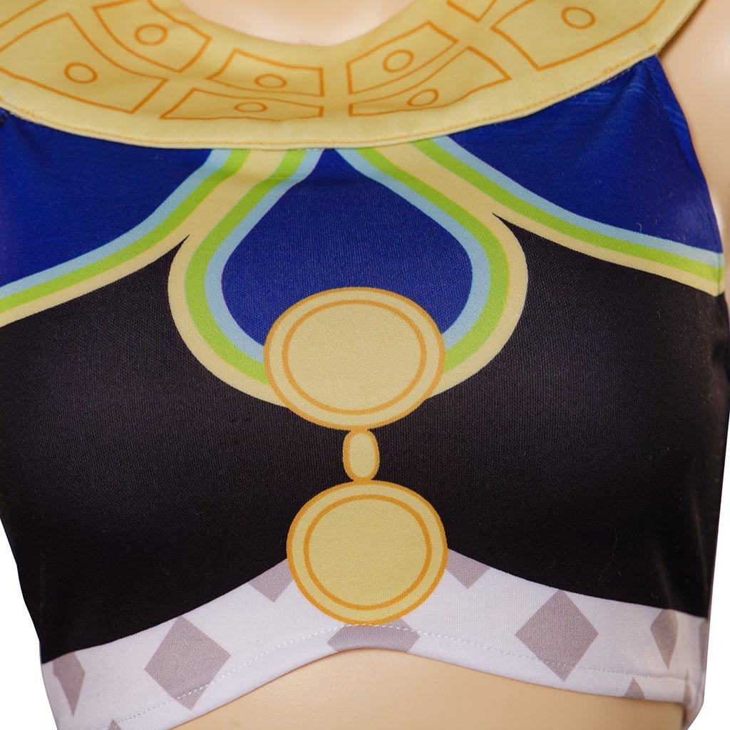 Fantasia Lady Riju para Mulheres | Top e Saia | Roupa para Halloween e Carnaval - Estrela Cosplay