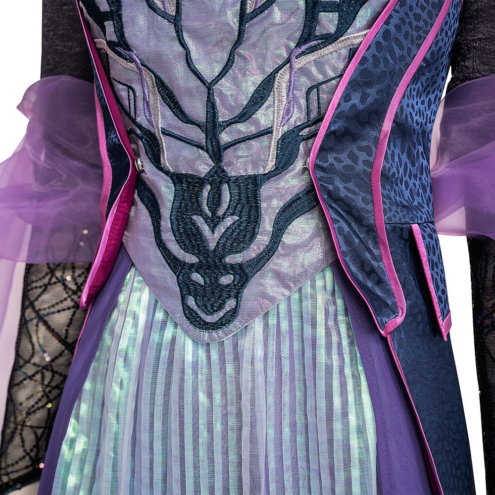 Fantasia de Cosplay Agatha All Along Ghost Agatha - Qualidade Premium - Estrela Cosplay