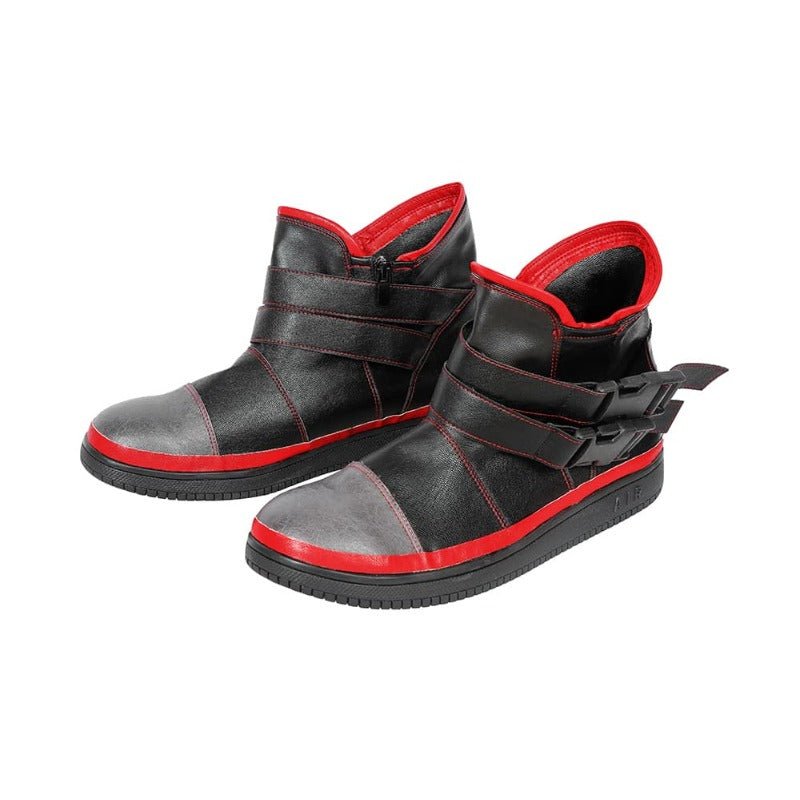 Traje de Cosplay Jackie 2077 em Couro Artificial Fato Preto para Halloween e Festas - Estrela Cosplay