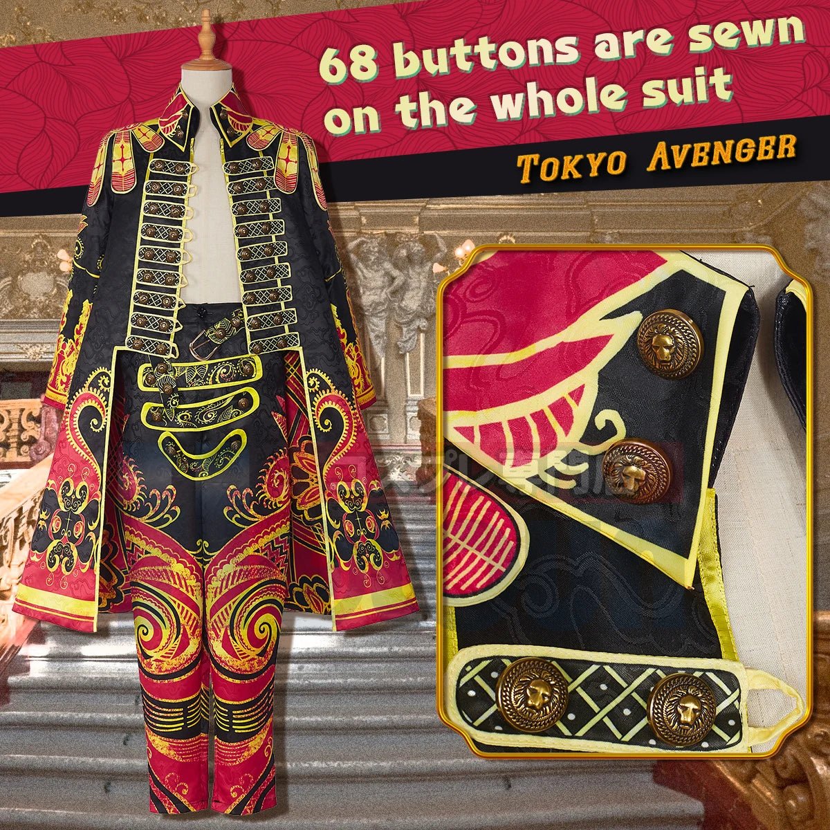 Fantasia Cosplay Tokyo Anime Manjiro Sano Mikey Volume 24 Manga Capa Personagem Casaco Halloween Natal 2XL - Estrela Cosplay