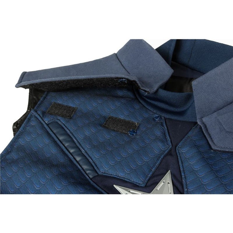 Fantasia de Cosplay Steven Rogers Capitão América - Uniforme de Herói para Halloween - Estrela Cosplay