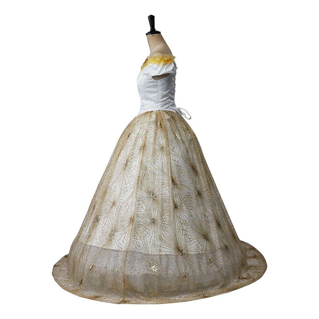 Vestido de Cosplay Christine Daae Fantasma da Ópera Estampa Fogos de Artifício - Estrela Cosplay