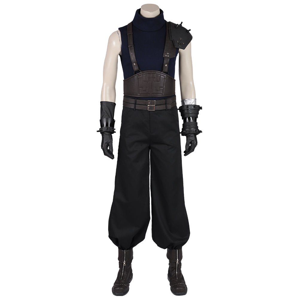 Fantasia Final Fantasy VII Remake Cloud Strife Cosplay - Qualidade Premium - Estrela Cosplay