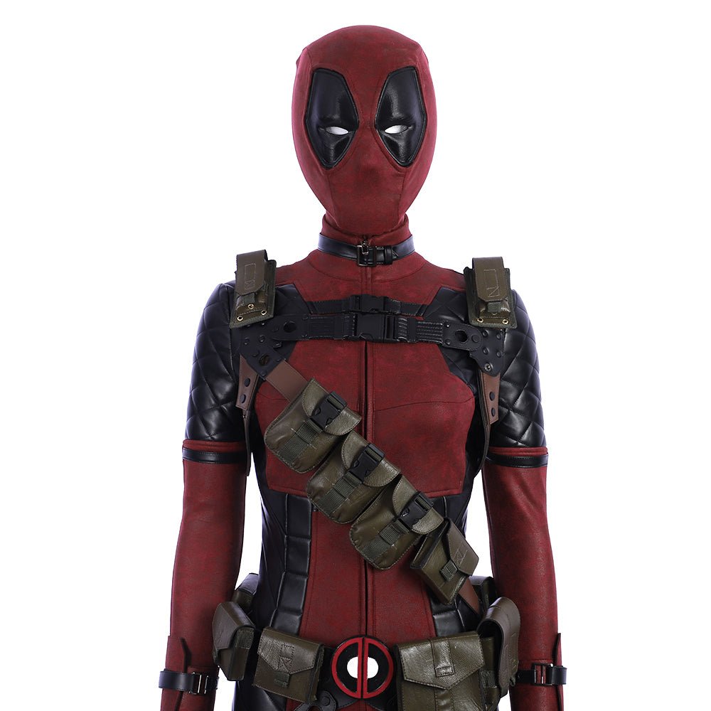 Fantasia Deadpool Feminina Cosplay - Traje de Alta Qualidade para Mulheres - Estrela Cosplay