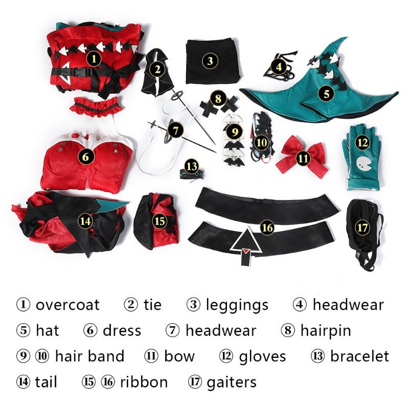 Traje de Cosplay de Skadi do 2º Aniversário de Arknights - Feminino - Estrela Cosplay