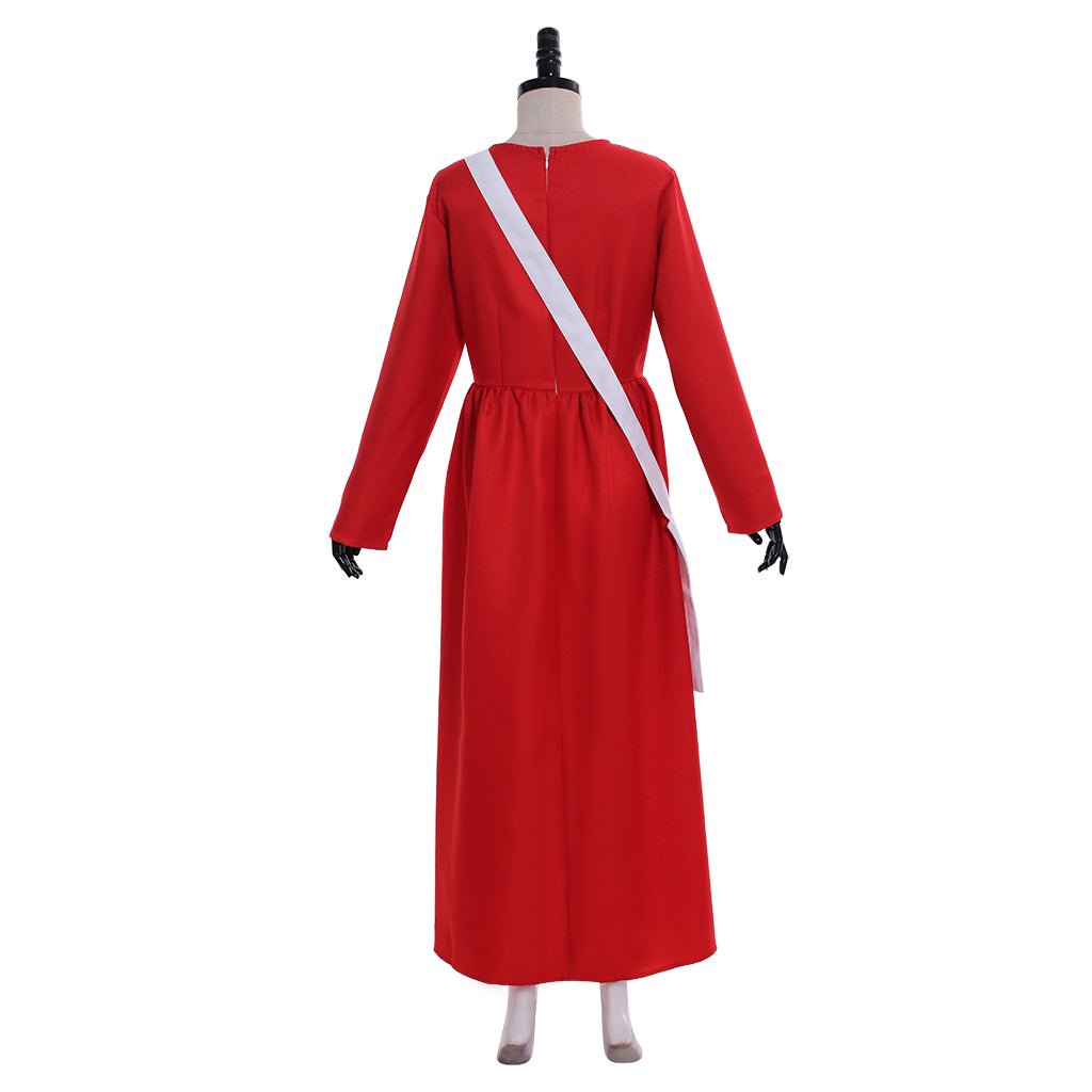 Fantasia Completa The Handmaid's Tale - Manto Vermelho, Lenço, Saia, Bolsa, Touca para Halloween - Estrela Cosplay