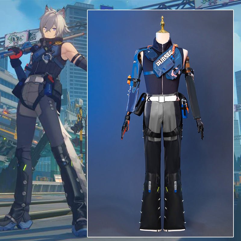 Fantasia de Cosplay Seth Lowell de Zenless Zone Zero - Traje de Oficial Novato para Homens - Estrela Cosplay