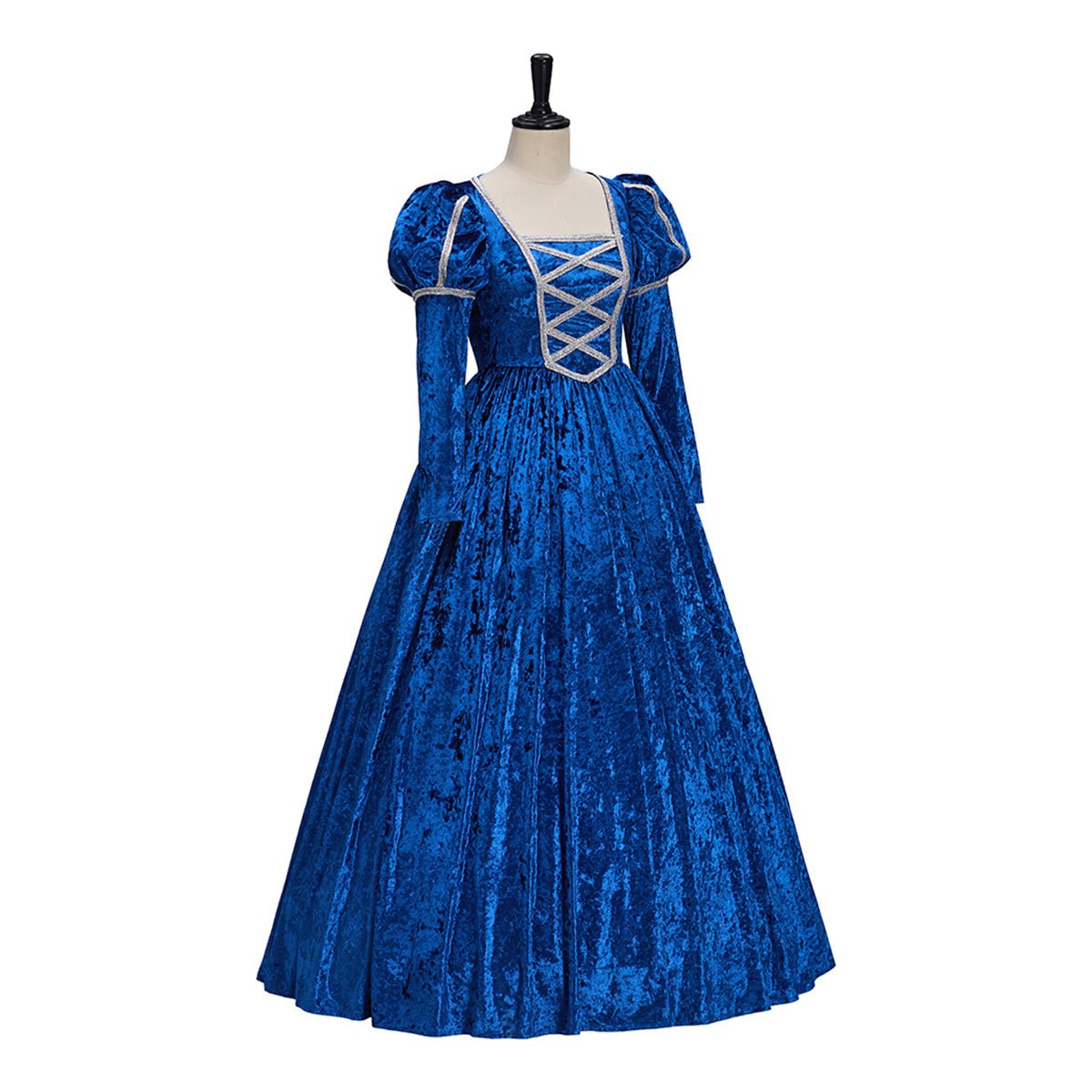Vestido Azul Medieval Renascentista para Cosplay - Estrela Cosplay