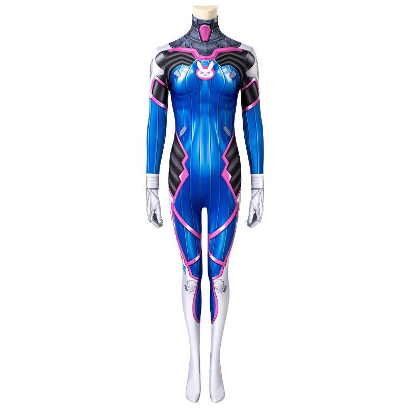 Roupa de Cosplay Overwatch D.Va - Traje Completo com Impressão Digital para Fãs - Estrela Cosplay