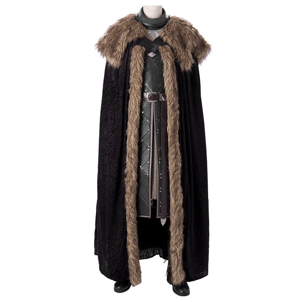 Fantasia de Jon Snow da Temporada 8 de Game of Thrones - Qualidade Premium - Estrela Cosplay