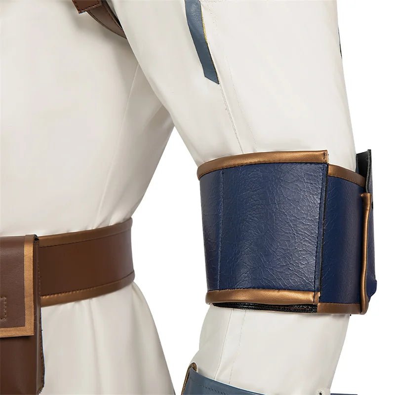 Fantasia de Cosplay de Cypher do Valorant | Conjunto Completo com Chapéu, Casaco, Calças e Acessórios para Halloween e Festas - Estrela Cosplay