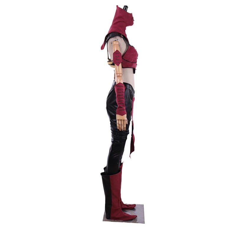 Fantasia Mileena Cosplay - Traje de Combate com Máscara para Mulheres - Estrela Cosplay
