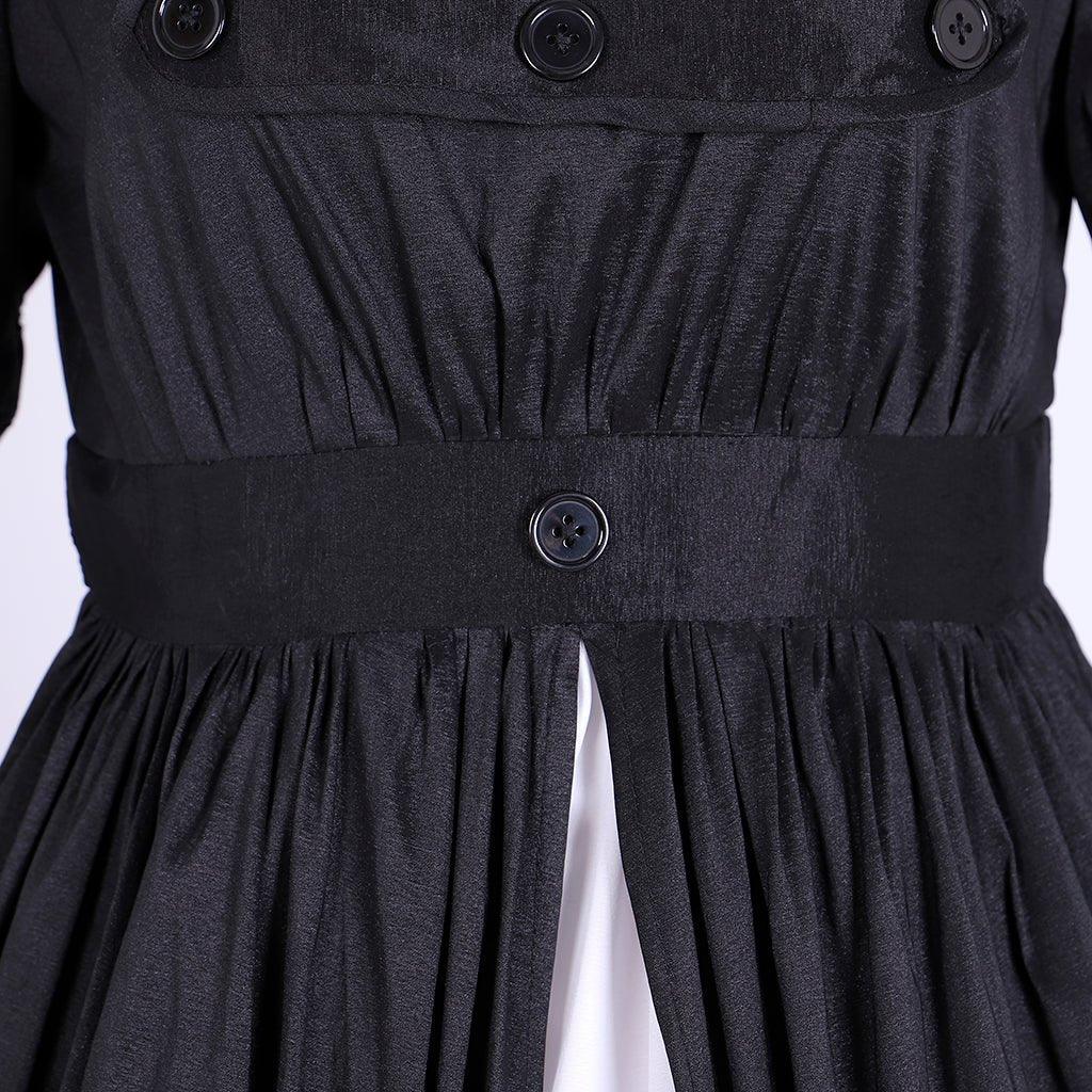 Vestido de Cosplay Eliza de Hamilton | Vestido de Baile Preto em Seda para Mulheres Adultas | Personalizado para Halloween - Estrela Cosplay