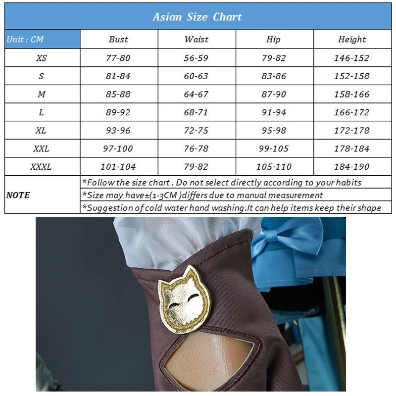 Fantasia Cosplay Kirara Gato Estilo Genshin Impact Fantasma nas Botas para Mulheres Uniforme Festa Halloween - Estrela Cosplay