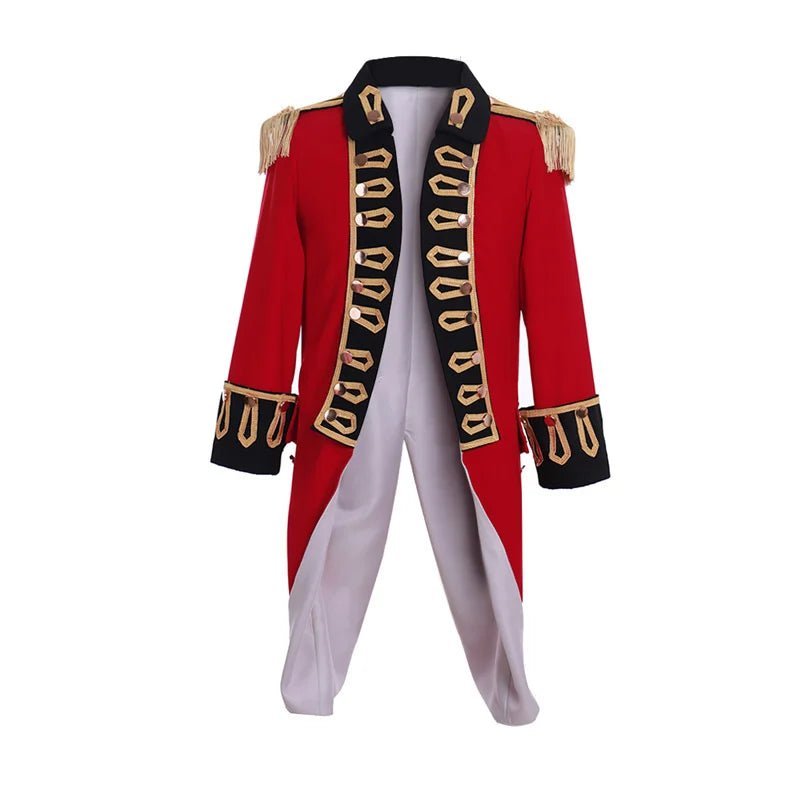 Casaco Vermelho Colonial - Fantasia Cosplay Richard Worsley | Uniforme Capitão George Bisset - Estrela Cosplay