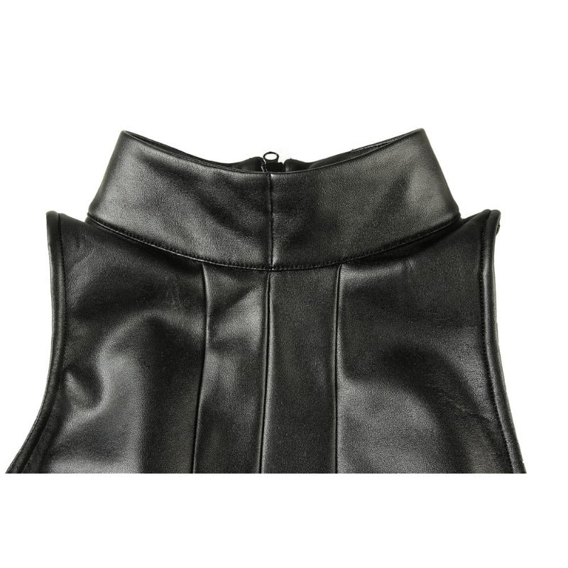 Traje de Cosplay Alita Battle Angel - Colete e Calça de Couro para Halloween - Estrela Cosplay