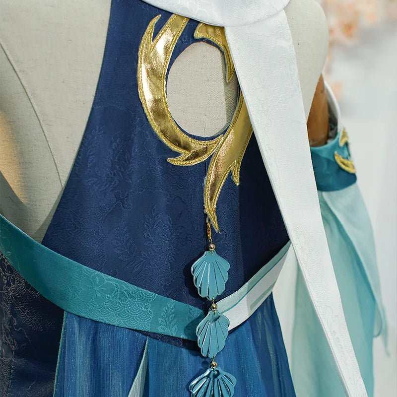 Fantasia Madame Ping de Genshin Impact - Vestido Feminino para Cosplay - Estrela Cosplay