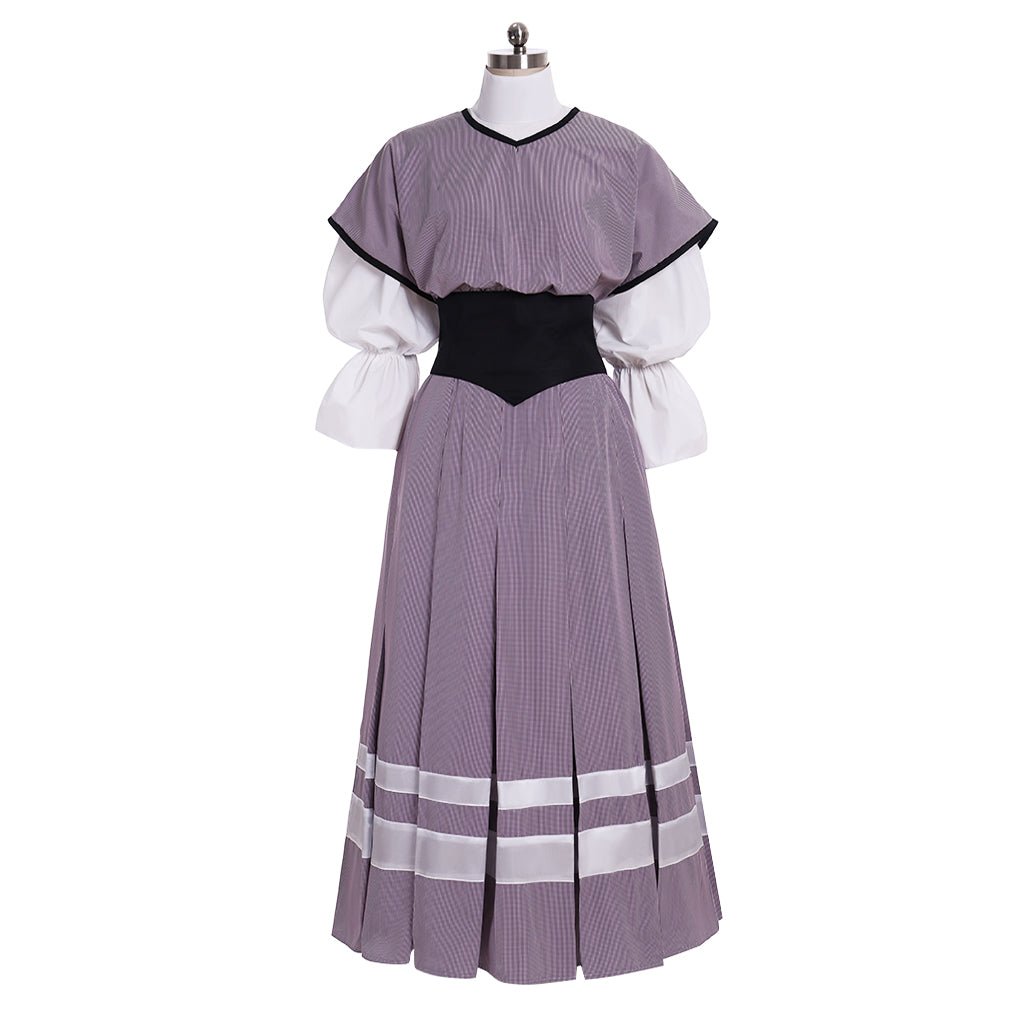 Vestido Medieval Vitoriano Edwardiano Colonial para Mulheres – Traje de Baile para Festas de Chá, Feito Sob Medida para Carnaval e Eventos - Estrela Cosplay
